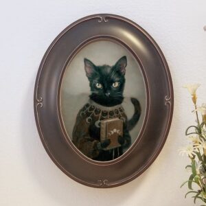 "Eliza" Oval Framed Giclee