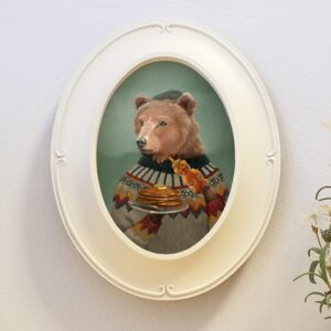 "Sawyer" Oval Framed Giclee