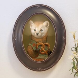 "Martin" Oval Framed Giclee